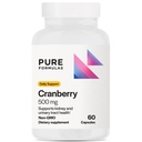Purefilmas Cranberry 500 mg - Podporuje zdraví ledvin a močových cest - Antioxidační dodatek pro imunitní ochranu a buněčné zdraví - Brusinkové pilulky pro ženy a muže - Non- GMO - 60 Kapsle
