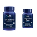 Life Extension Two- Per- Day Multivitamin s vitamíny C & D a hořčík Kapsle 500 mg pro srdce, mozek, kost, buněčné zdraví