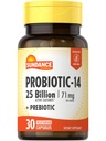 Sundance Probiotic- 14 CZ124; 25 miliard kultur CZ124; 30 Kapsle CZ124; s Prebiotika CZ124; Vegetarian, Non- GMO, a gluten zdarma dodatek