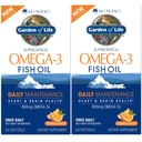 Zahrada života EPA / DHA Omega 3 Rybí olej - Minami přírodní funkce mozku, srdce a mood dodatek, 120 Počet (60-ct 2-Pack)