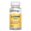 SOLARAY L Lysin - Free- Form Essential Amino Acid - Imunitate Support Supplementary with 1000mg L- Lysin, 1000mg Vitamin C a 25mg Chelated Zinek - Laboratorní ověřená, 60denní záruka, 30 Servingů, 90 tablet