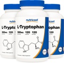 Nutricost L- tryptofanum 500mg, 120 tobolek (3 lahvičky)