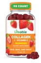 Živé kolagen Peptidy Gummies 124; 100mg s vitamínem C 124; Velké Ochutnávání kolagen doplňky 124; Vegetariánské vlasy kůže a nehty Gummies 124; Kolagen Gummies pro dospělé, muži, ženy 124; 90 Gummies