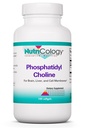 Nutricology Fosfatidyl Choline Supplement - Lecithin Kapsle, Digestivní Enzymy pro játra, Podpora příjmu tuku, Choline doplňky pro mastná játra, 1540mg Softgels - 100 Počet