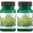 Swanson Oregano Oil 10: 1 Extrakt - Přírodní doplněk k podpoře trávicího zdraví a dýchání - Podporuje Gastrointestinální systém a močové trakt zdraví - (120 Softgels, 150mg každý) (2 balení)