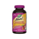 Příroda žije! Dámské 50 + denně gumové multivitamíny, Dámské doplňky, Podporuje zdravé srdce, mozek & kosti, * B- Vitamíny, Smíšené Berry ochucené, 150 gumové (Balení květen Vary)