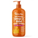 Zesty Paws Wild Alaskan Omega-3 Blend Pollock + Salmon Oil for Dogs and Cats - Kožní a coat Support, Omega 3 Dodatek pro zvířata v zájmovém chovu, 32oz