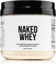 NAKVANÁ Syrovátka 1Lb - Pouze 1 ingredience, Tráva Fed syrovátkový protein prášek, nedenaturovaný, No Gmos, No Soy, Gluten Free, Stimulační růst, Vylepšení zotavení - 15 Služeb