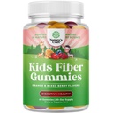 High Prebiotic Fiber Gummies for Kids - Dietní Vláknité doplňky pro stravu a zácpu - Chicory Root Kids Imunitary Gummies - Non- GMO & Vegan Digestivní Nutriční doplňky - 60 Počet