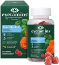 eyetamins Blue Blocker ® Eye Health - 60 Lutein Gummies - Ophthalmologist- Developed - Support Vision, Filter Blue Light & Help Eye Strein - Promotes Sleep, Focus Eyesight - Vegan & Non- GMO Formule