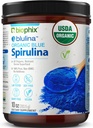 biophix Blue Spirulina Powder Organic Blulina 10 oz - Řasy Organic Spirulina Powder 283 Servings - Superfood Supplement - Natural Blue Pigment - Espirulina en Polvo Organica Pura Azul