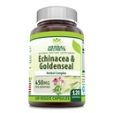 Bylinné tajemství Echinacea & Goldenseal Root Dodatek 124; 450 Mg Per Serving 124; Veggie Kapsle 124; Non- GMO 124; Gluten- Free 124; Made in USA (120 Počet)