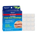 Quantum Health Lip Clear Invisible Cold Sore Patches for Lips Help Soothe Shield & Hide Cold Sores - Pomáhá zabránit kontaminaci - Blistrové obvazy pro ženy a muže - 12 Počet