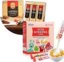 Saponin Hanppuri Imunitní a Stamina Boost + VITA Ginseng Kids Imunitní podpora a paměťová funkce pro děti Premium Bundle