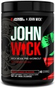 Jacked Factory X John Wick - Wick Mode Pre Workout Powder - Intenzivní energie, Battle-Ready Focus, nezastavitelný závazek, a Sheer Will - 40 Služeb, Osaka Cherry Blossom