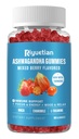 Ashwagandha Gummies for Women & Men - Stress Relief, Imunitní podpora a zvýšená energie - Bez cukru, Vegan - Organic Ashwagandha Root Supplements Gummy- Přírodní jahodové aroma (60 Počet)