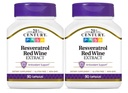 21. století, Resveratrol Red Wine Extract, 90 Kapsle - 2pc