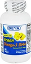 Deva Vegan Omega-3 DHA 200mg, from Algae, Non- Fish, Delayed Release, 90 Capsules, 1- Pack
