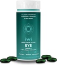 Iwi Life Eye Omega-3, 30 Softgels (30 Služeb), Vegan Plant- Based Algae Omega 3 s EPA + DHA, Zdravé oko a Vize podpora doplněk stravy, Krill & Fish Oil Alternative, No Fish Aftachute