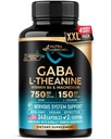GABA L- Theanine 900 mg - Made in USA - Magnesium Př