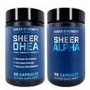 DHEA dodatek pro muže + Sheer Alpha - Ultimate T Boosting Stack pro muže