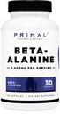 Primal Beta- Alanin Kapsle 3400mg (30 Servings, 120 Kapsle) - dodatek, gluten- Free & Non- GMO, 850mg per Cap