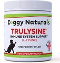 Trulysin L- lysin pro kočky imunitní podpora perorální prášek 4oz / 100g - Kočky a koťata všech věkových kategorií, žíhání, Runny Nose Squinting, Watery Eyes - Fish & Poultry Flavor (U.S.A) (100 Grams (500mg / Scoop))