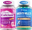 Sugar Free Mens Multivitamin Gummies 120 Počet + kalcium Gummies 60 Počet