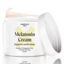 Melatonin krém pro klidový spánek - Melatonin spánkový dodatek Obnovit biologické tělesné hodiny - Paraben, Fragrance-Free to Reduce Fine Lines & Wrinkles - Přírodní spánkový krém (4 oz)