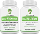 Sleep & Relaxation Bundle: VitaMonk Melatonin- Free Sleep Aid + Quad Magnesium Blend