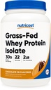 Nutricost Grass- Fed syrovátkový protein izolát (čokoládové arašídové máslo) 2LBS - Non- GMO, gluten zdarma, přírodní aroma