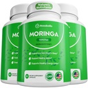 Rosabella Moringa Kapsle - Čistá Moringa prášek, energie, kůže, imunitní & Gut zdraví Superfood, bohaté na antioxidanty, esenciální vitaminy a aminokyseliny, přírodní zelené Superfood dodatek - 180 Počet