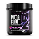 NutraBio Intra Blast Bcaa Powder Amino Acid dodatek, Electrolyte & Hydration Blend, Intra, Pre Workout & Muscle Recovery, 20g Eaa Amino Acids Powder, 5g Glutamine- Grape Berry Crush, 30 Serving