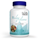 Mila Miamor 15 Day Cleanse - Gut and Colon Support - Advanced Gut Cleanse Detox for Women & Men with Senna, Cascara Sagrada & Psyllium Husk - Non- GMO - Made in USA - 30 Kapsle