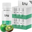 Tru Focus Shot, Apple Kiwi Ochucené Extra Energy Shots - Nulový cukr Nootropic Drink plus Adaptogeny, Choline, a Yerba Mate - Přírodní kofein, GF, Keto, Vegan dodatek, 2oz (balení 24)