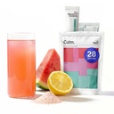 Klidný nápoj Mix - Relaxační pomůcka s hořčíkem, Ashwagandha, L-Theanine, & Vitamin D - Podporuje Cortisol Regulation a nálady pro muže a ženy - Meloun Lemonade Flavor 28 Sticks