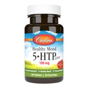 Carlson Health Mood 5-HTP Elite 100 mg s vitaminem B6 - Podpora mood & Relaxační dodatek - Malina Žvýkací - 60 Tablety