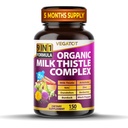 VEGATOT Organic Milk Thistle Complex 9 in 1 Formule - s Mlékem Thistle Artichode NAC Zinek Dandelion Berberine Burdock Black Pepper (150 Počet balení po 1)