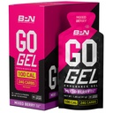 BARE VÝKONNOST VÝKONNOST, BPN Go Gel Endurance, 24 g karbohydrátů a 100 kalorií na balení, Vegan + gluten zdarma běžící gel, 10 Single-Serving Packs, Smíšené Berry