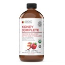 Kompletní přírodní produkty Ledviny Kompletní - 8oz Organic Liquid for Ledney Support, Cleanse, a Detox s jablečným octem, Lemon, & Organic Chanca Piedra.