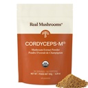 Pravý houba Cordyceps Houba Powder - Cordyceps Houba Energy and Performance - Organic Cordyceps Powder with Beta-Glucans, Vegan Supplement, Non- GMO, 150 Servings