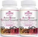 1500mg Lipozomální Active Hexose Korálový dodatek, 240 Soft Gels Beta-Glukans s přírodním Houbovým extraktem, imunitní systém, funkce jater, udržovat T- buněk a Killer buněčné aktivity