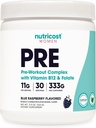 Nutricost Pre- Cvičení Prášek pro ženy, modrá Malina, 30 Služení