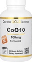 California Gold Nutrition CoQ10 100 mg, Coenzym Q10 Ubiquinone USP, podporuje mitochondriální funkci, 360 Veggie Softgels