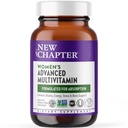 Nová kapitola Dámské Multivitamin Advanced Formule pro stres, kosti, imunitní, Beauty & Energy Support, Vyšší úrovně Whole-Food fermentované esenciální výživné látky pro ženy + železo + vitamin D3, 120 Počet