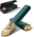 Premium Týdenní Pořadatel pilulek, 7- denní Kompaktní Pouzdro pro kabelku, Lehký Zlatý Hliníkový Pilový box pro vitamíny, Medicína, Doplňky, Luxusní Wellness dárek