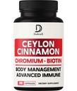 13in1 Ceylon Skořice Kapsle - 200 Kapsle s chromem Pikolinát, Biotin, Grape Seed, Elderberry & Více