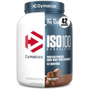 Dymatizovat ISO100 Hydrolyzovaný proteinový prášek, 100% syrovátkový izolát proteinu, 25g proteinu, 5,5g BCAA, gluten zdarma, rychlé absorbování, snadné trávení, Gourmet Chocolate, 3 libry (42 porcí)