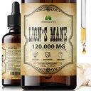 Lion 's Mane Extract 4 fl oz Liquid - Přírodní Houbový dodatek Tinktura pro mozek, Paměť, Duševní Clarity & Focus - Imunitní podpora - High Potency Formule - 90- Day Supply