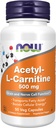 Nyní Potraviny doplňky, acetyl- L karnitin 500 mg, aminokyselina, mozková a nervová funkce *, 50 Veg kapsle